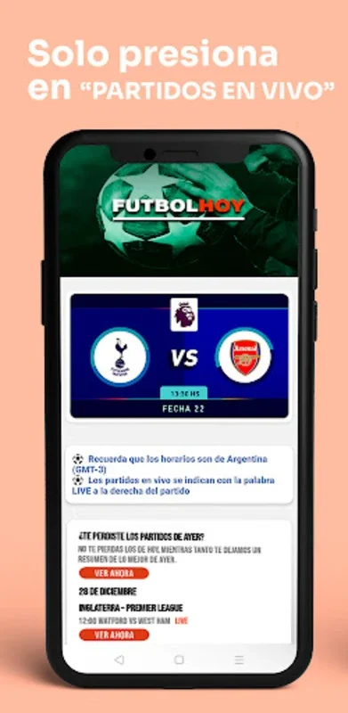 Futbol Hoy for Android - Stay Updated with Football