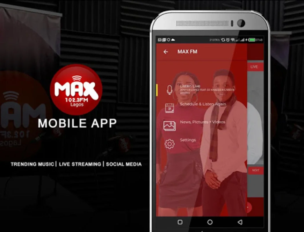 MAX FM for Android: Nigerian Music, News, and Giveaways