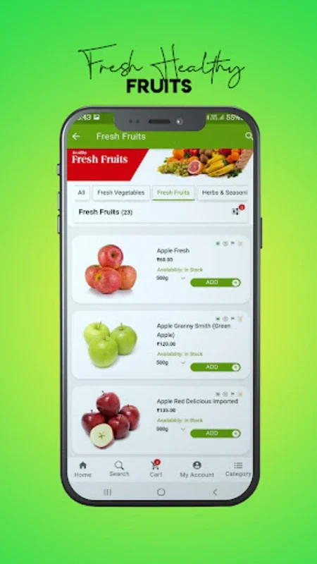 Fresh N Green for Android: Convenient Grocery Shopping