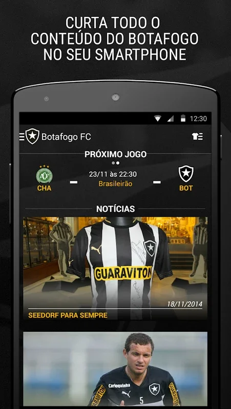 Botafogo for Android - Follow the Brazilian Team