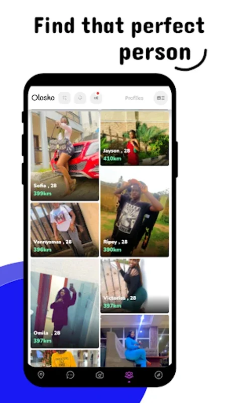 Olosho - Dating & Meet People for Android: Free and Easy Connection