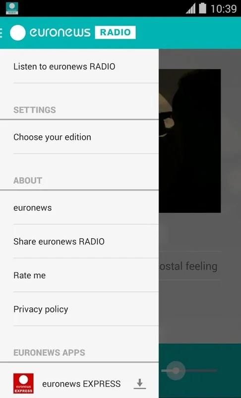 euronews RADIO for Android - Seamless News & Music