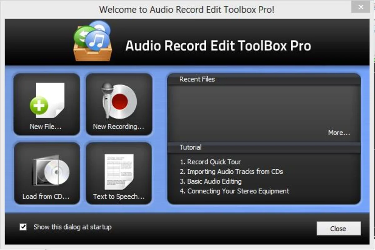 Audio Record Edit Toolbox Pro for Windows - Professional Audio Editing