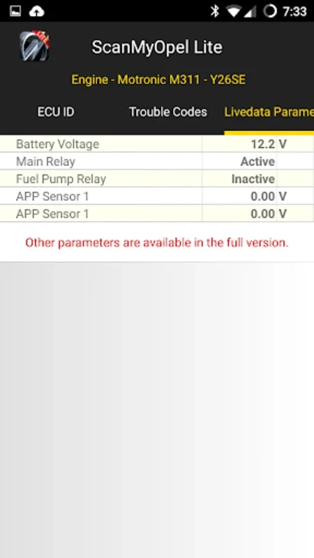 ScanMyOpel Lite for Android - Opel Car Diagnostics App