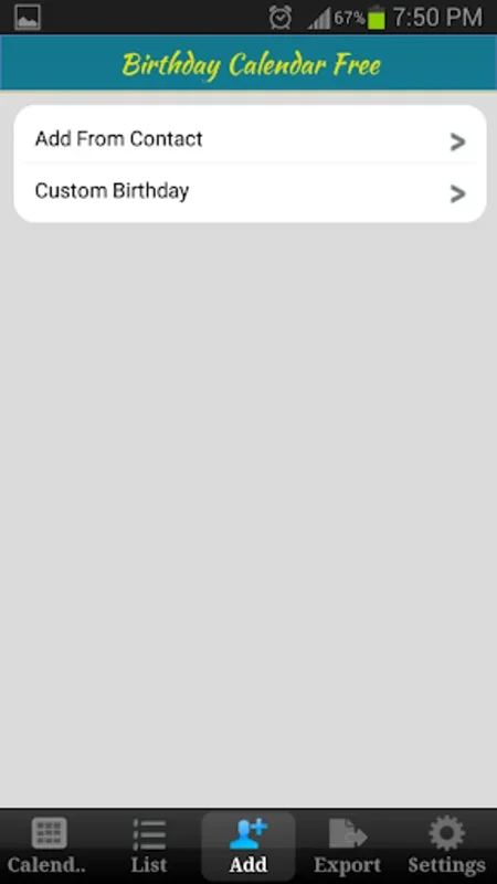 Birthday Calendar Free for Android: Effortless Birthday Management