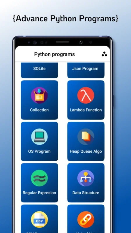 Python Programs & Exercise for Android: Learn with Ease