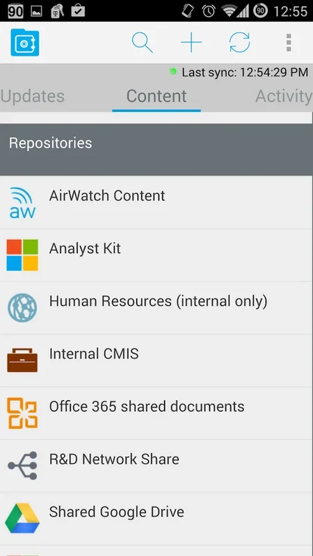 Content for Android: Secure File Access and Collaboration