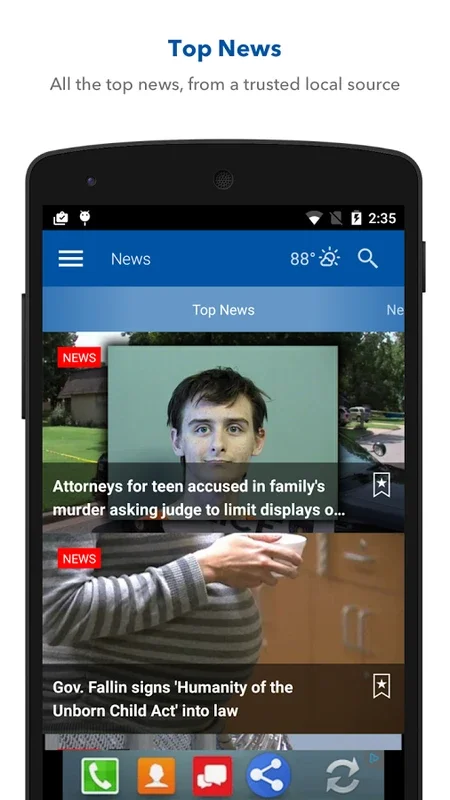 go4it for Android: Local News & Weather Updates