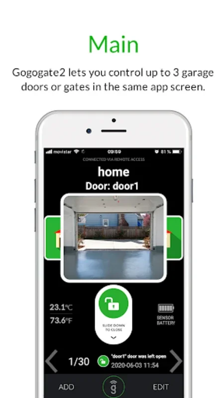 Gogogate 2 -Open garage door- for Android: Remote Control & More