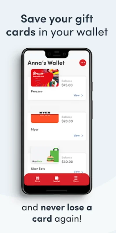 Prezzee for Android - Seamless Gift-Giving with Digital Cards