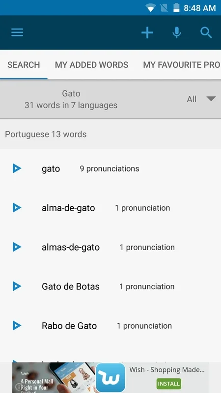 Forvo for Android: Ideal for Language Pronunciation