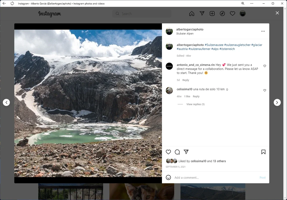 Instagram for Windows - Manage Your Profile