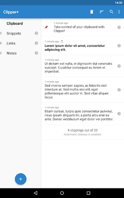 Clipper for Android - Manage Your Clipboard Effortlessly
