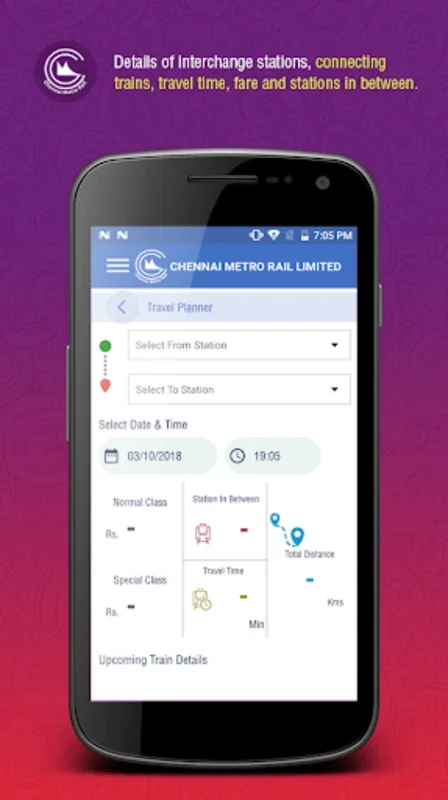 Chennai Metro Rail for Android - Navigate, Fare, and Station Info