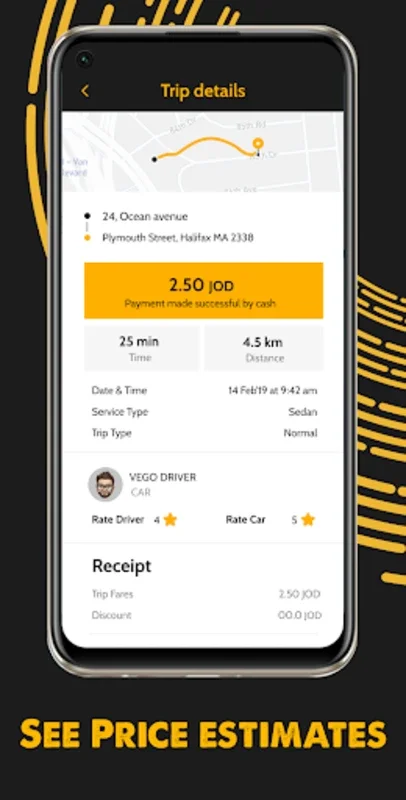 VeGo Ride for Android - Seamless Rides & Driver Options