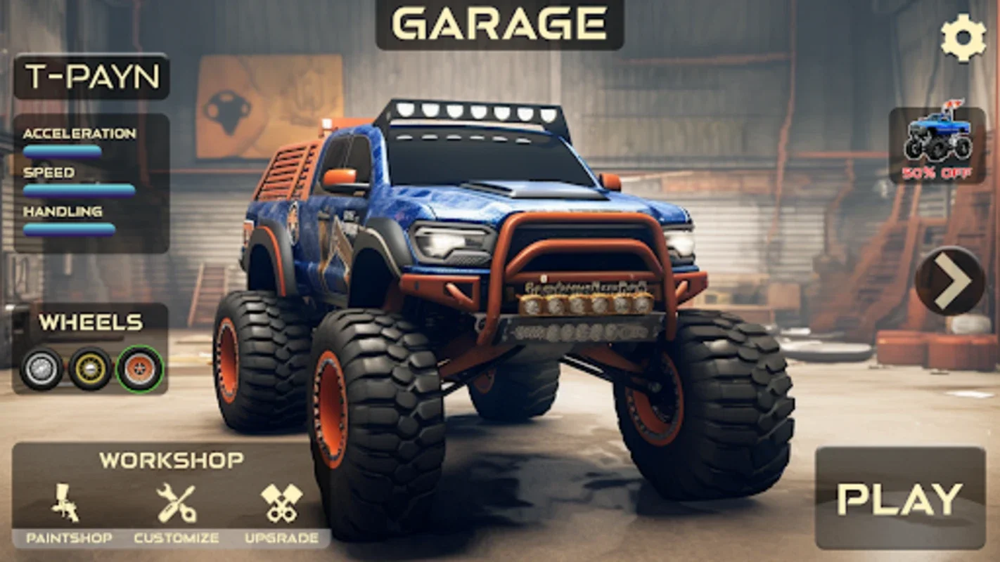 Monster Truck for Android - Thrilling Stunts and Racing