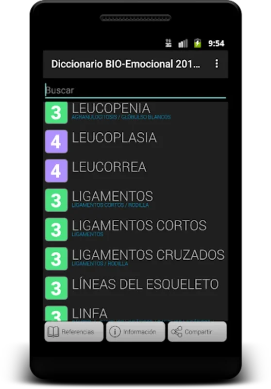 Diccionario Bio - Emocional 2016 for Android: Explore Emotions' Role in Health