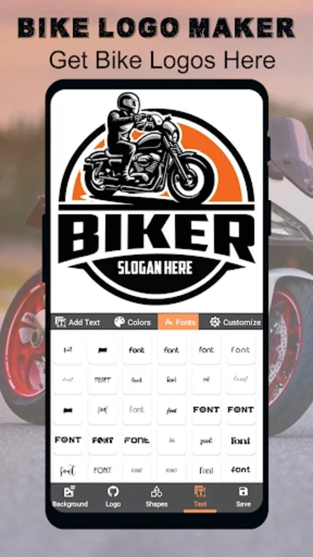 Bike Logo Maker for Android - Create Unique Logos Easily