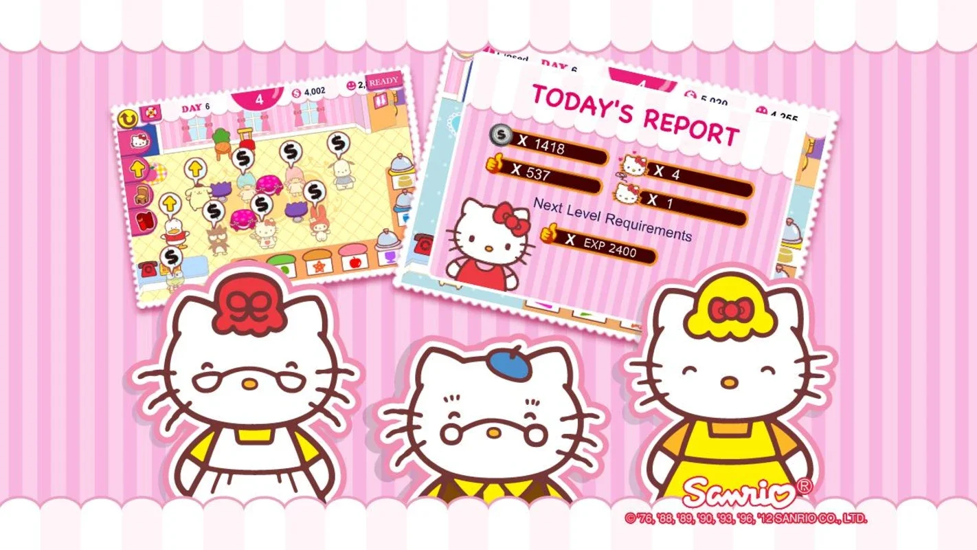 Hello Kitty Cafe Seasons for Android - Manage Your Cafe on the Go