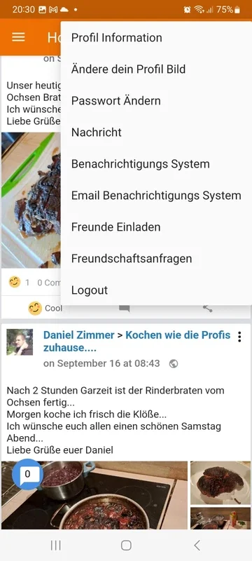 Mittagstischlein Business for Android - A Unique Social Network