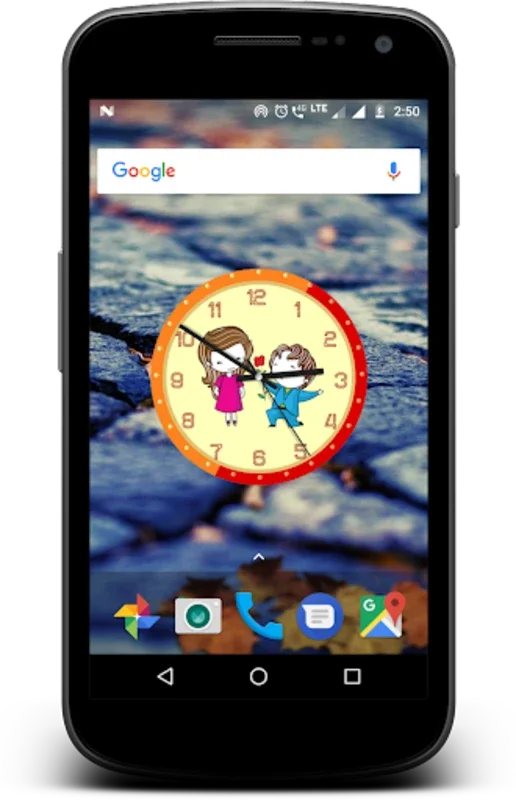 Love Clock Live Wallpaper for Android - Customizable Romance