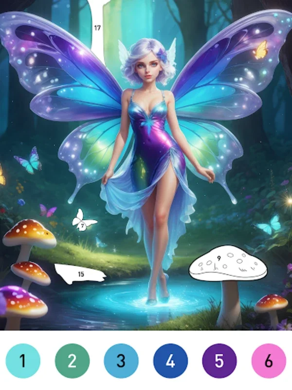 Fairytale Color by number game for Android - Download the APK from AppHuts