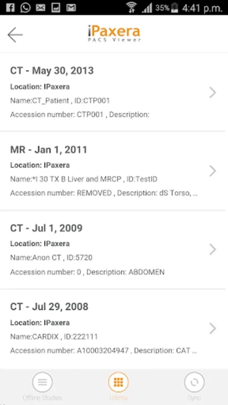 iPaxera for Android: Seamless PACS and DICOM Image Viewing