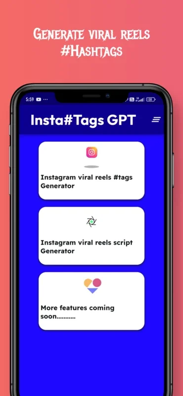 InstaTags GPT for Android - Boost Your Instagram with GPT-4