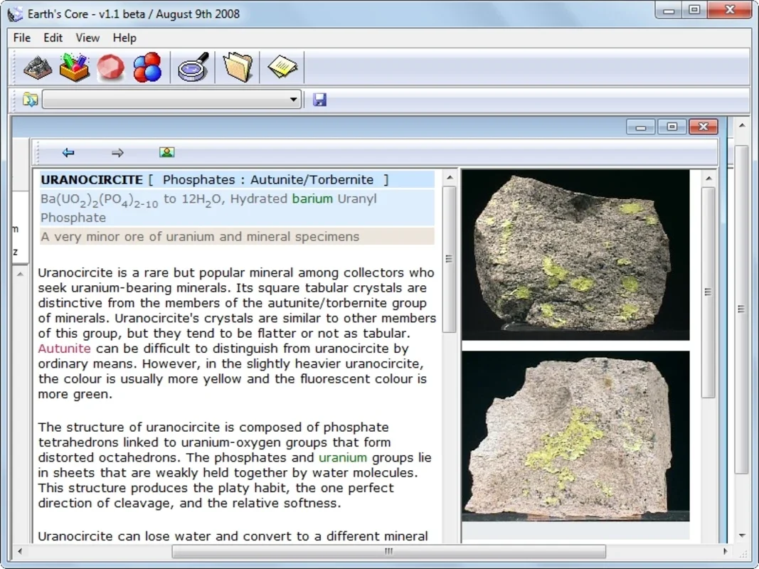 Earths Core for Windows - A Comprehensive Guide to Minerals and Gems