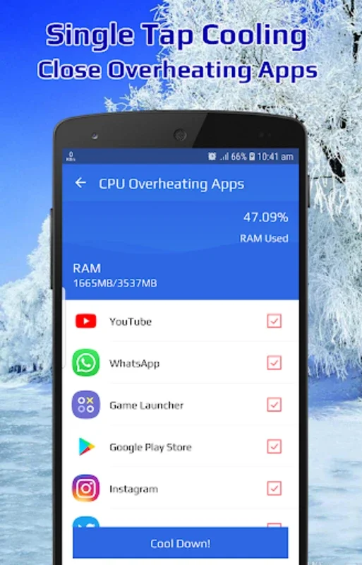 Auto Phone Cooling Master for Android - Keep Your Phone Cool