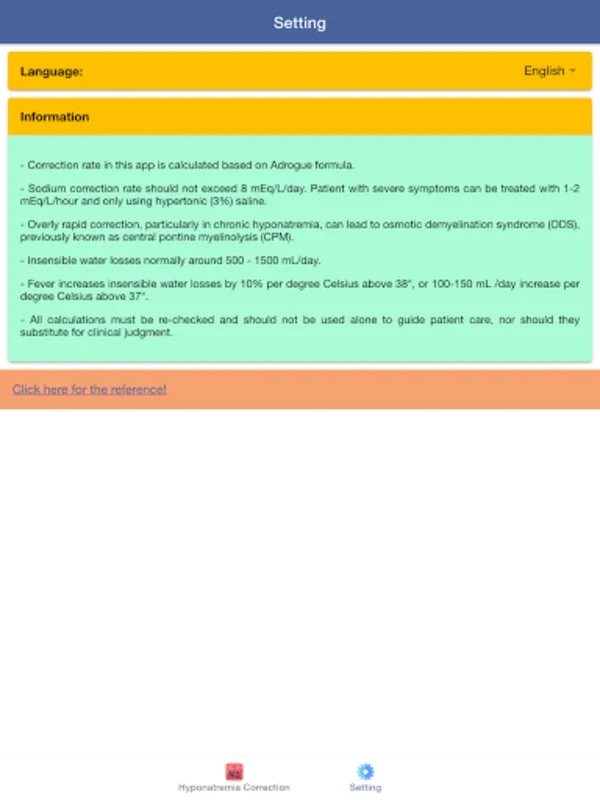 Hyponatremia Correction Rate for Android: Manage Hyponatremia