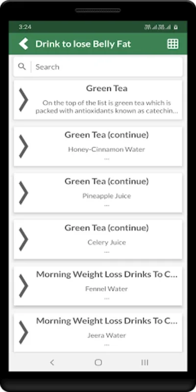 Drink to Lose Belly Fat for Android: Natural Belly Fat Reduction