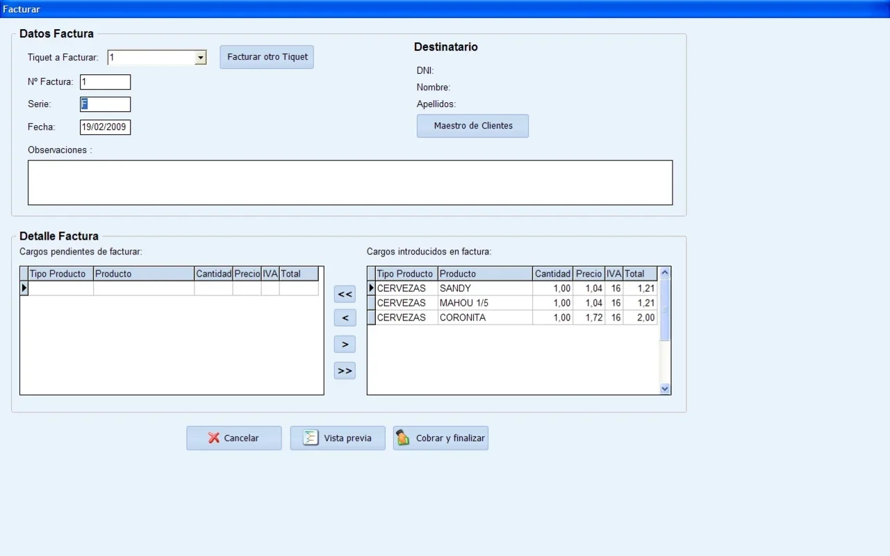 Sysme Bar for Windows - Ideal for Hospitality Management