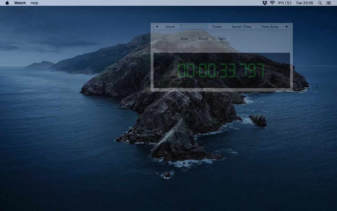 Japplis Watch for Mac - Time Utility at Your Fingertips