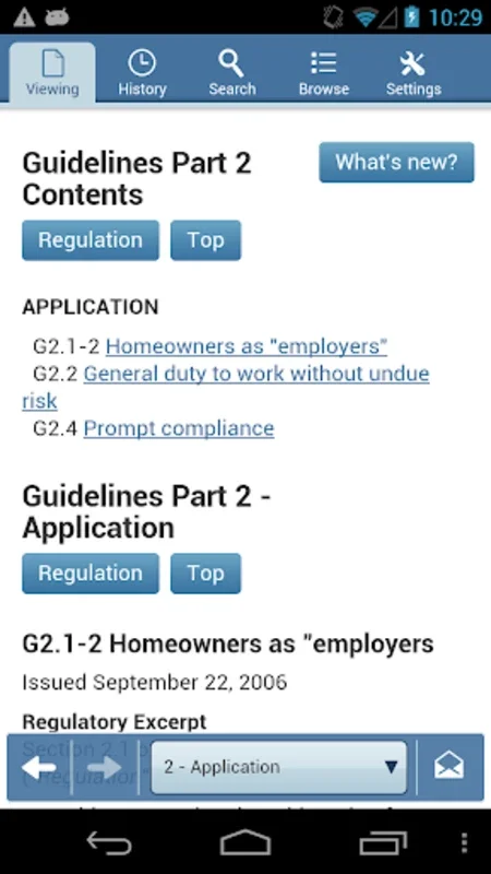 BC OHS Regulation for Android - Comprehensive OHS Info