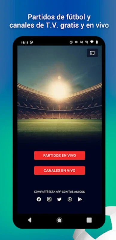 Futbol Campeon for Android - Exciting Football App