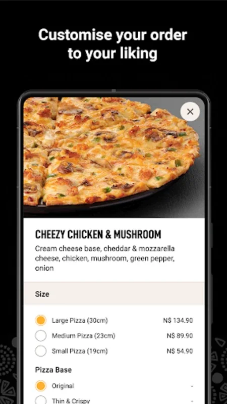 Debonairs Pizza for Android - Effortless Ordering & Customization