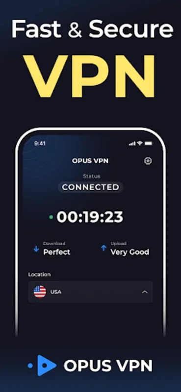 OPUS VPN for Android - Secure and Unlimited Browsing