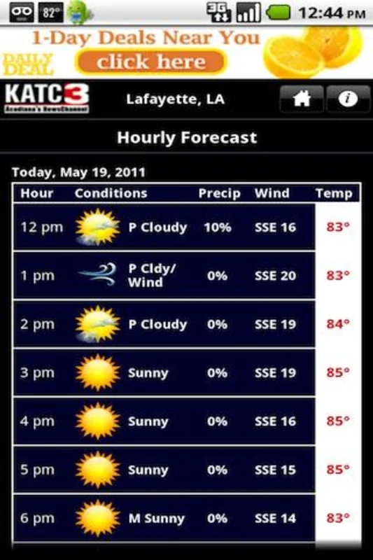 KATC WX for Android - Precise Weather Insights