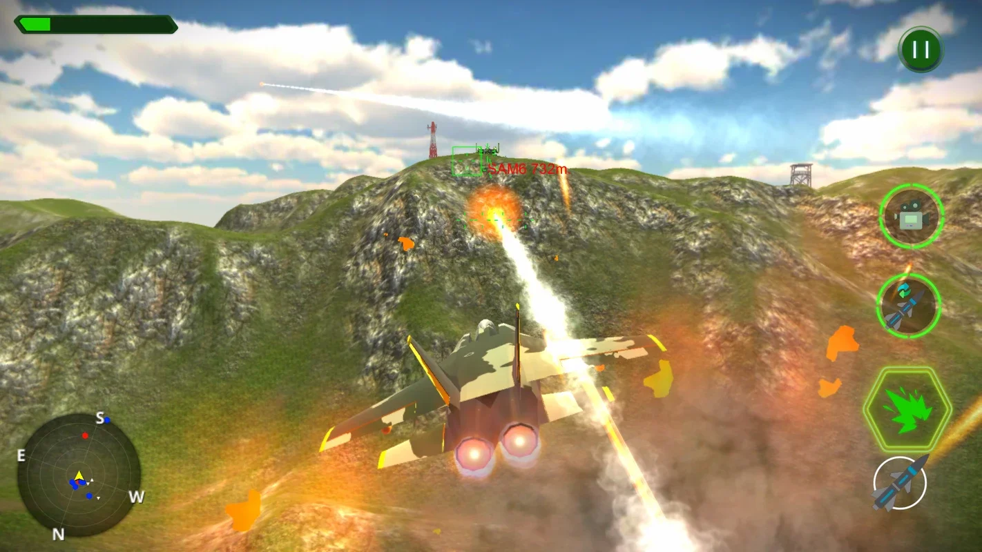 Modern Air Fighters for Android - Thrilling Combat Experience