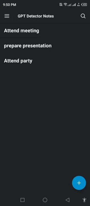 GPT Detector Notes for Android: Fast Notetaking App