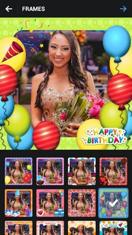 Enhance Photos with Birthday Frames for Android