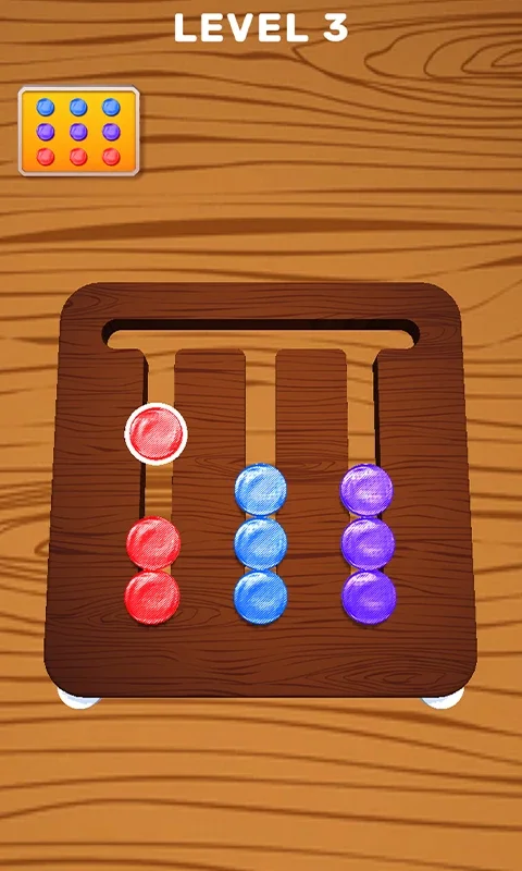 Color Wood Coins! Sort Puzzle for Android - Engaging Brain Training