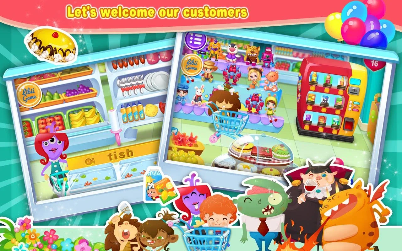 Candy's Supermarket for Android - Manage a Busy Market