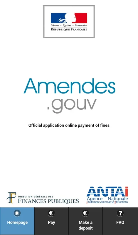 Amendes.gouv for Android: Secure Fines Payment App