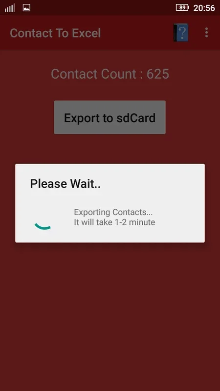 Contact To Excel for Android - Convert Contacts Easily