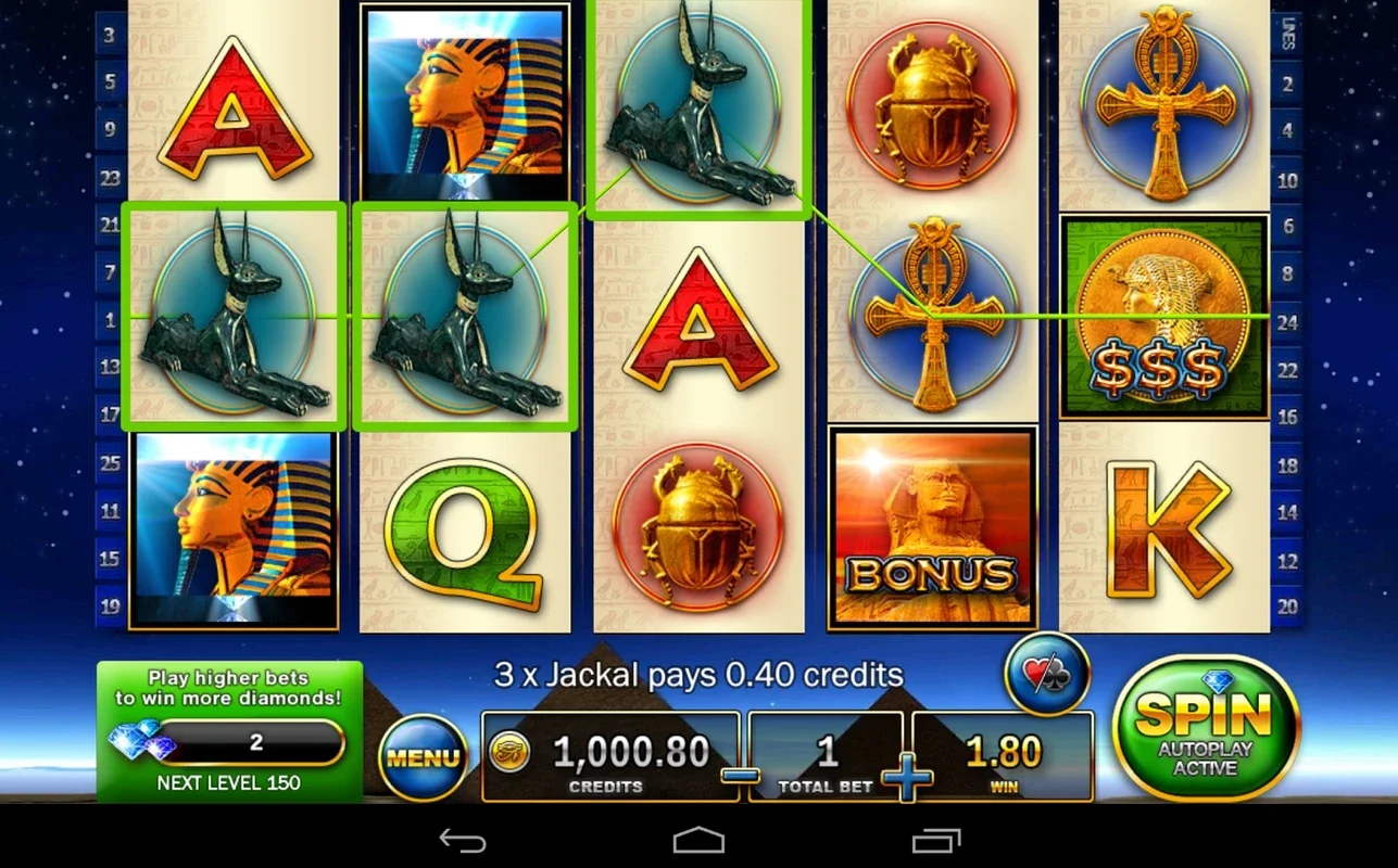 Slots - Pharaoh's Way for Android - Endless Slot Fun