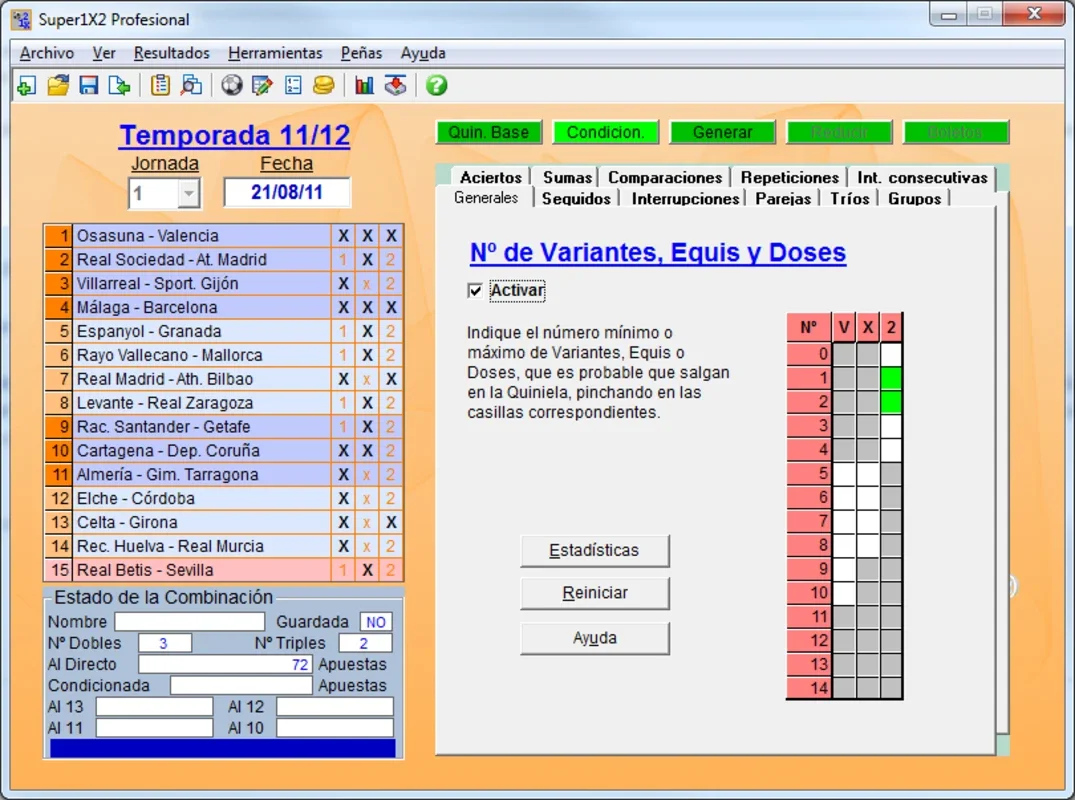 Super1X2 for Windows - A Key to Winning in Quiniela