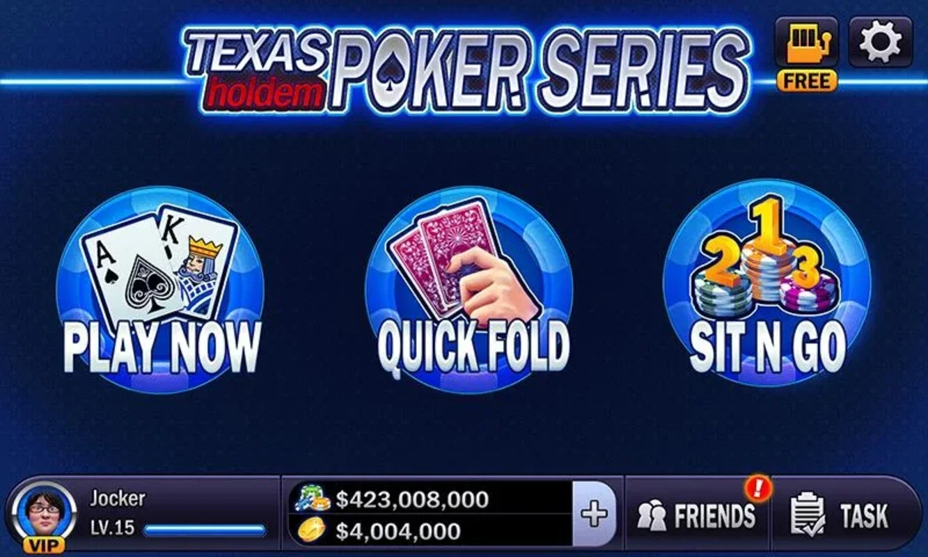 Texas Holdem - Poker Series for Android - No Downloading Needed