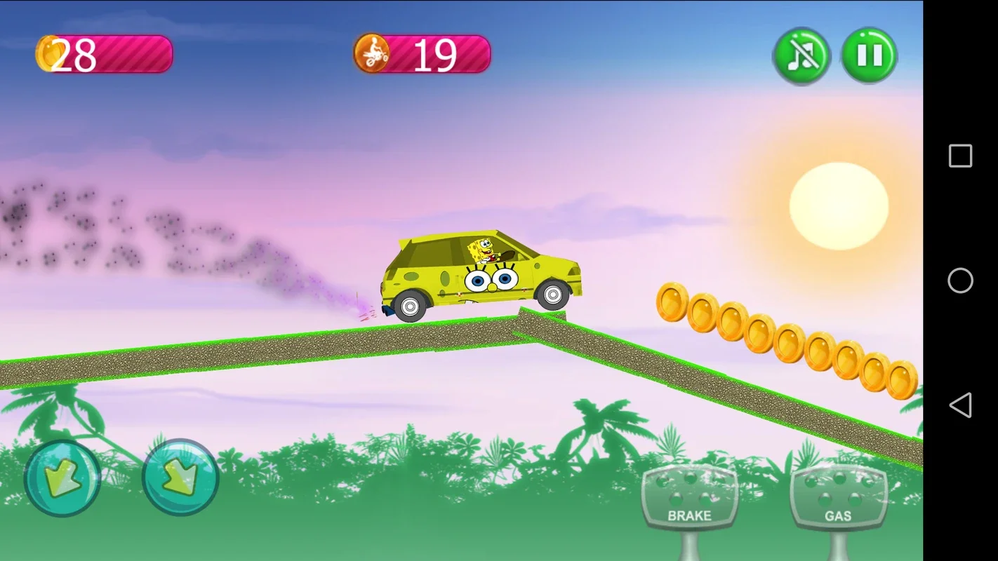 Sponge Bob Car Drive for Android - Endless Driving Fun